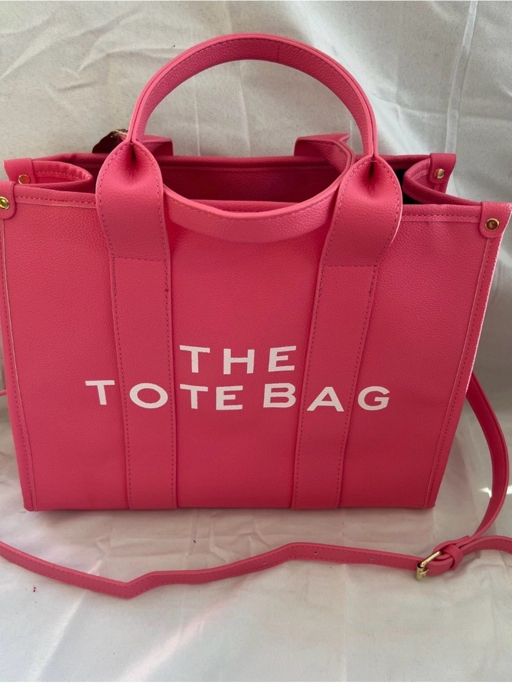 The Tote Bag Pink Structured Women's Tote